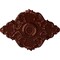 Ekena Millwork Piedmont Ceiling Medallion, Hand-Painted Antique Copper, 37"W x 26"H x 1 3/8"P CM37X26PEACS - alternate 1